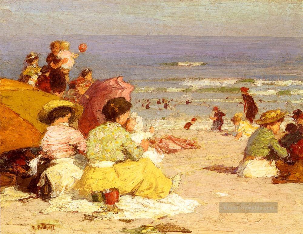 Strand Szene 2 Impressionist Edward Henry Potthast Ölgemälde